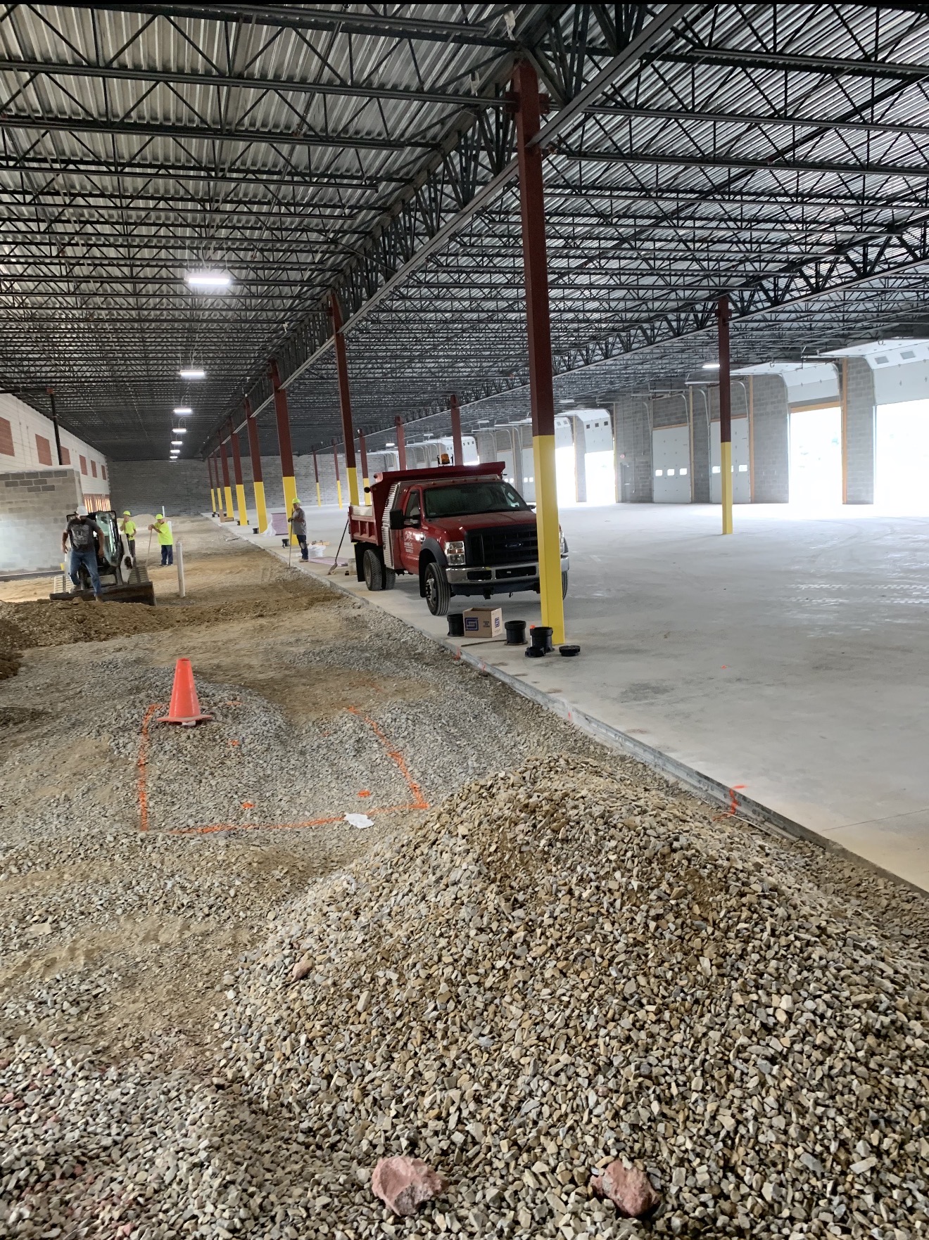 Commercial slab placement